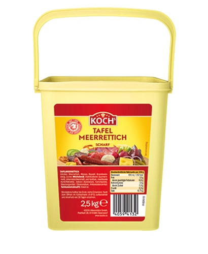 KOCHS Produkte Tafel-Meerrettich scharf 2-5kg-Eimer